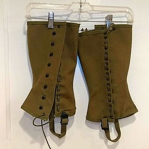 WW2 canvas military leggings/gaiters